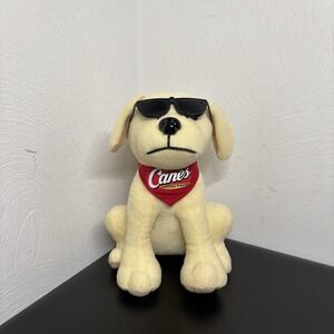 Raising Cane's Dog with Sunglasses & Bandana 8" Plush Stuffed Toy Collectible